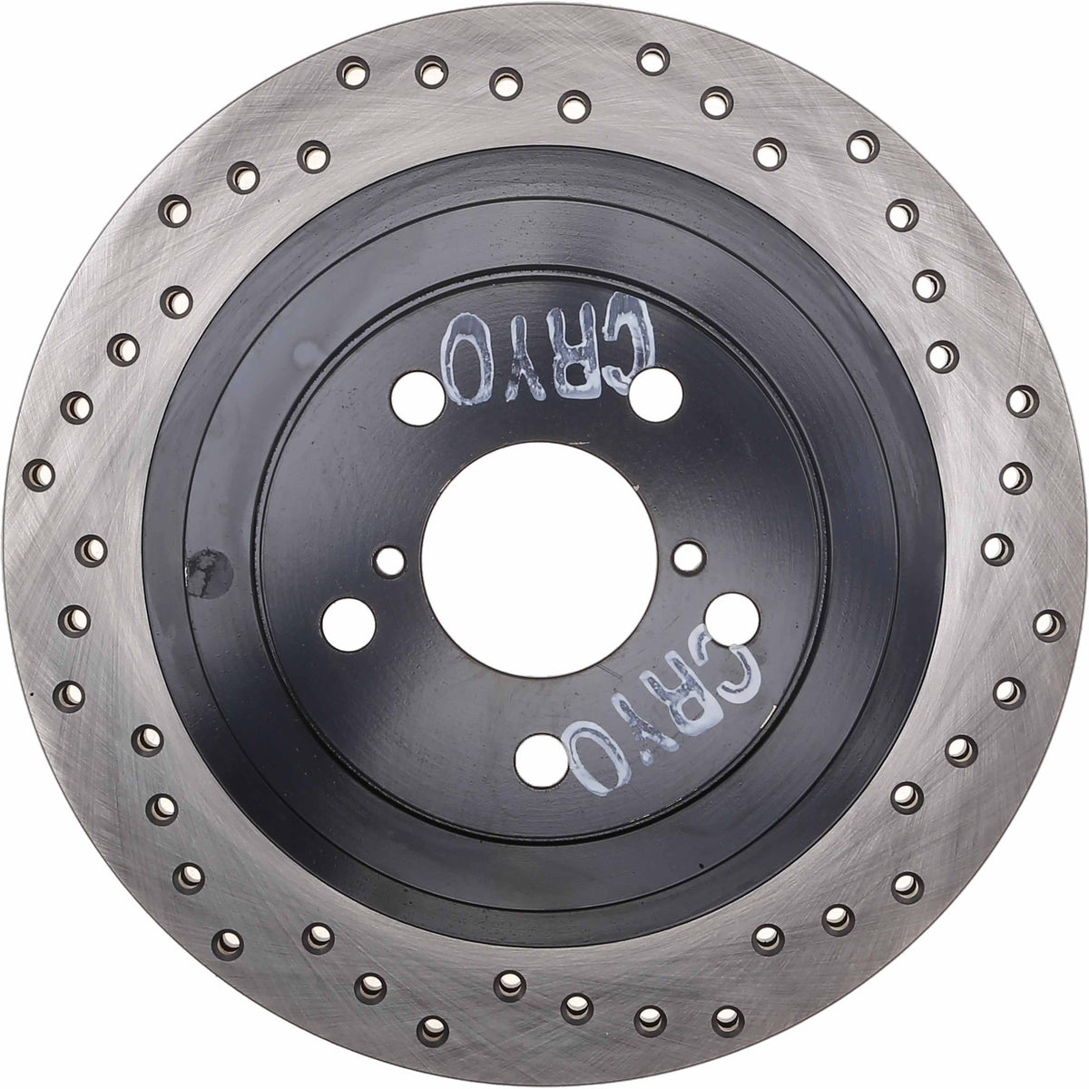 StopTech Sport Cryo Cross Drilled Brake Rotor; Rear Left