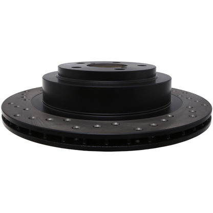 StopTech Sport Cryo Cross Drilled Brake Rotor; Rear Right