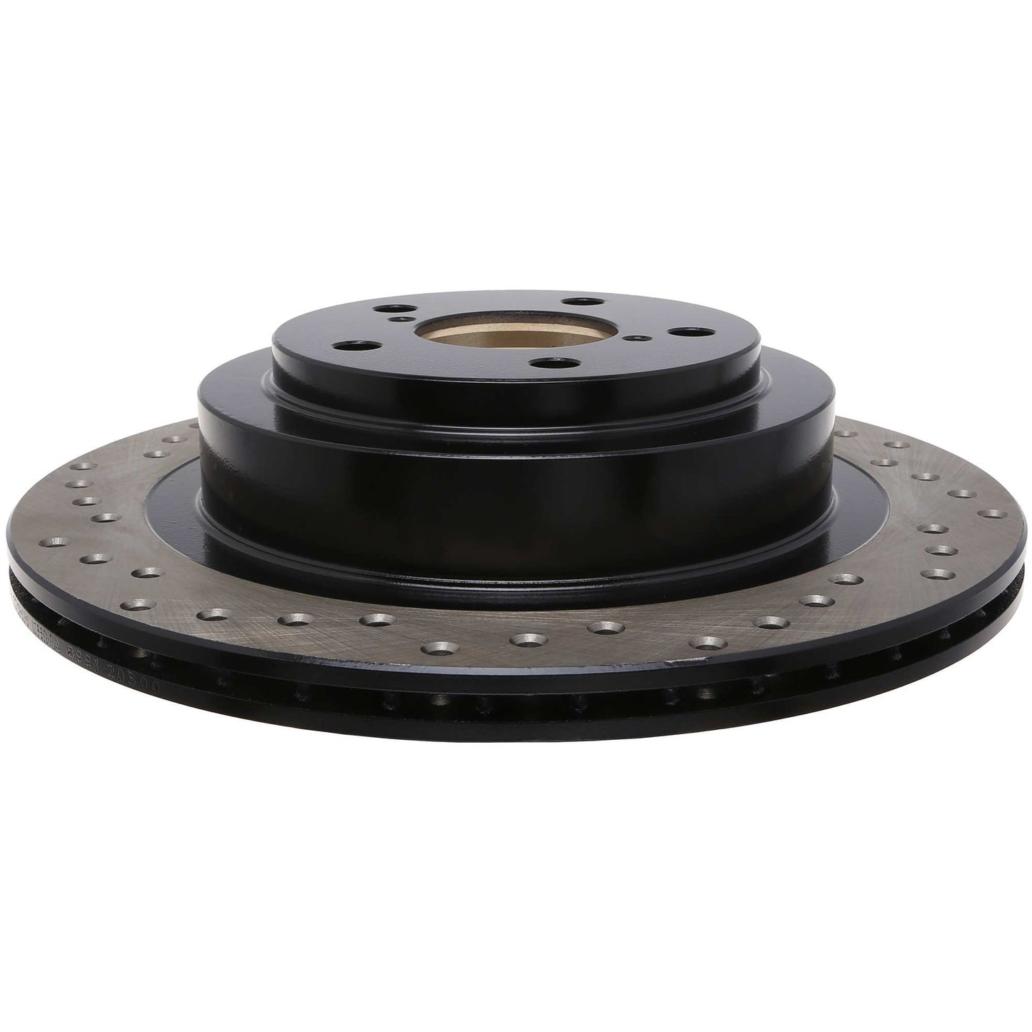 StopTech Sport Cross Drilled Brake Rotor; Rear Right