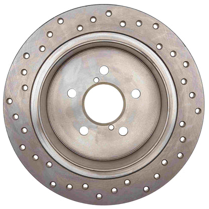 StopTech Sport Cryo Cross Drilled Brake Rotor; Rear Right