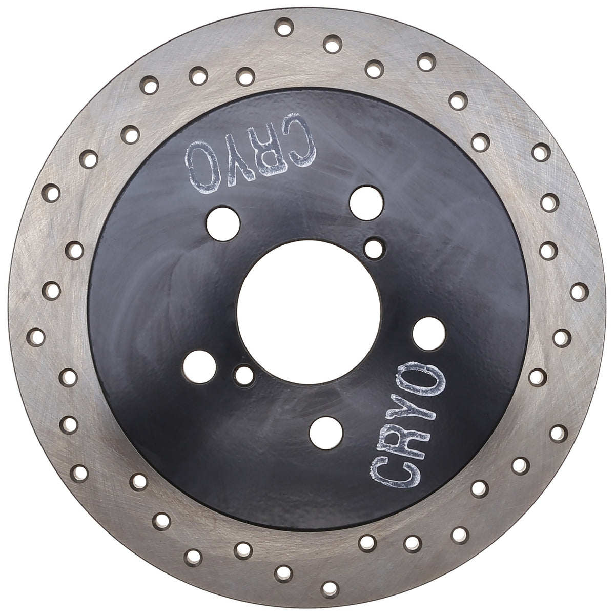 StopTech Sport Cryo Cross Drilled Brake Rotor; Rear Right