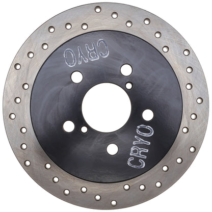 StopTech Sport Cryo Cross Drilled Brake Rotor; Rear Right