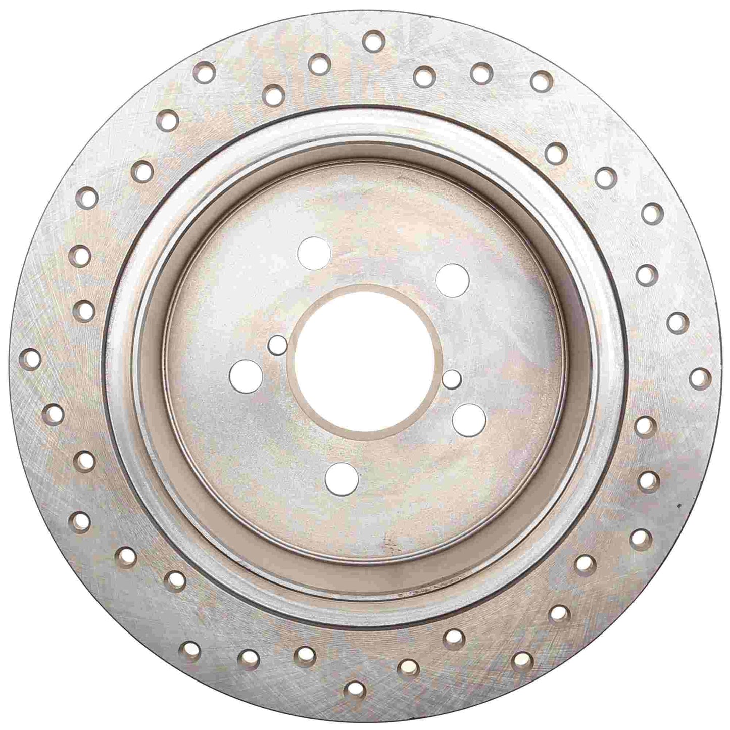 StopTech Sport Cross Drilled Brake Rotor; Rear Right