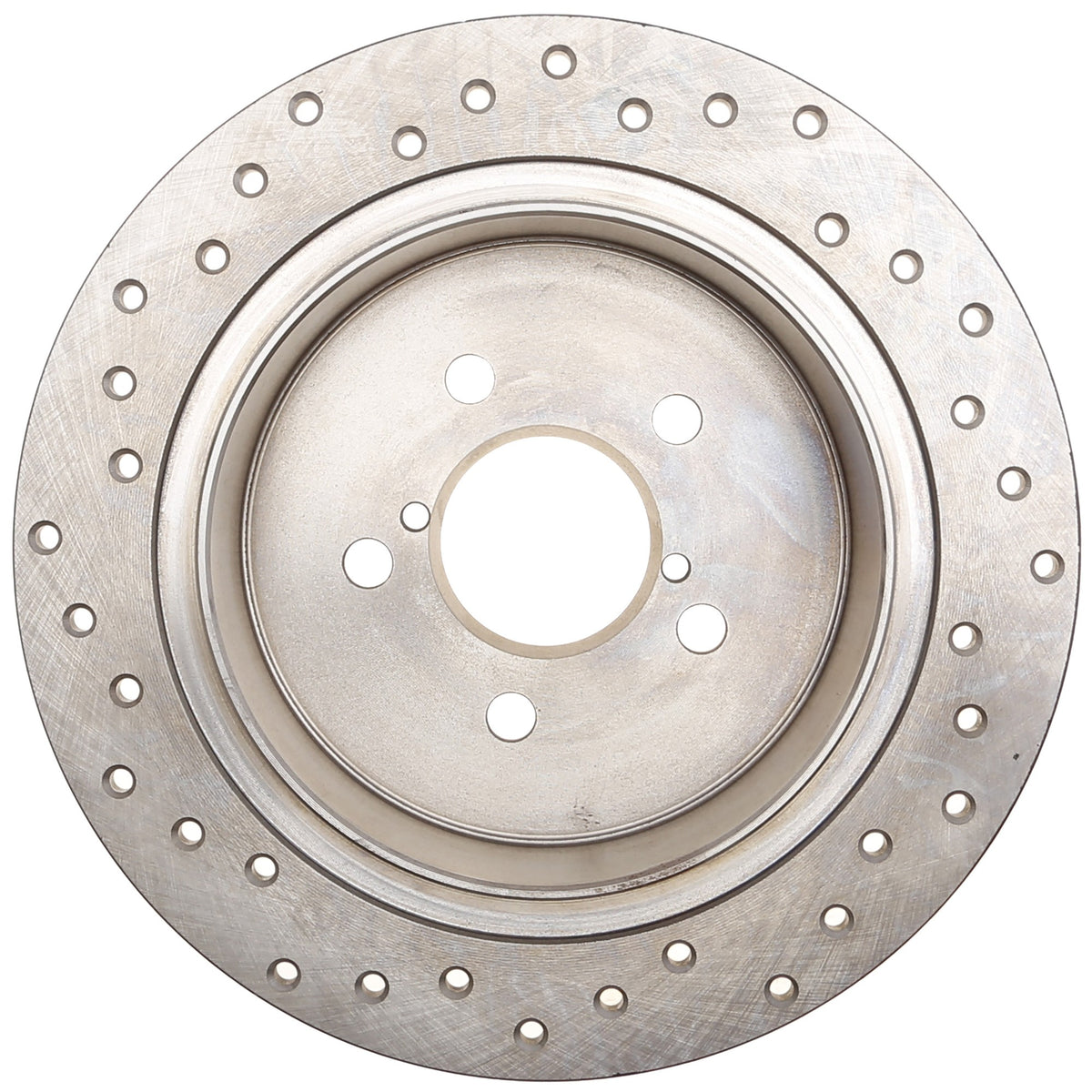 StopTech Sport Cross Drilled Brake Rotor; Rear Right
