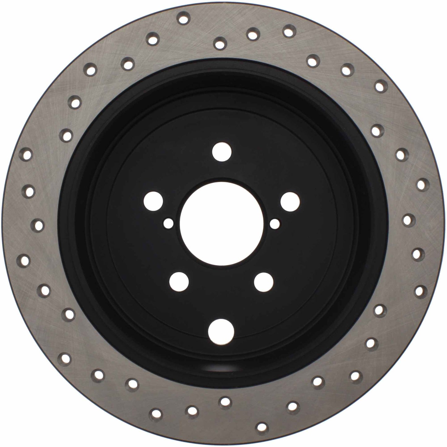StopTech Sport Cryo Cross Drilled Brake Rotor; Rear Left