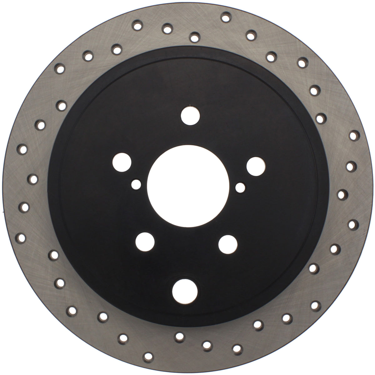 StopTech Sport Cryo Cross Drilled Brake Rotor; Rear Left