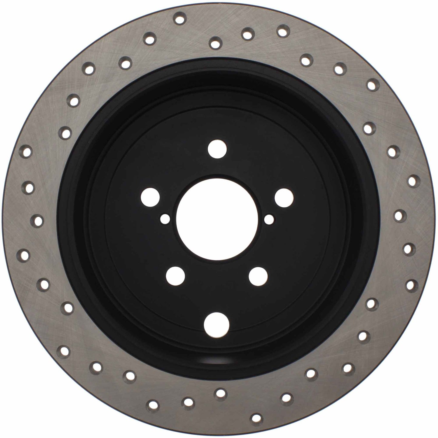StopTech Sport Cryo Cross Drilled Brake Rotor; Rear Right