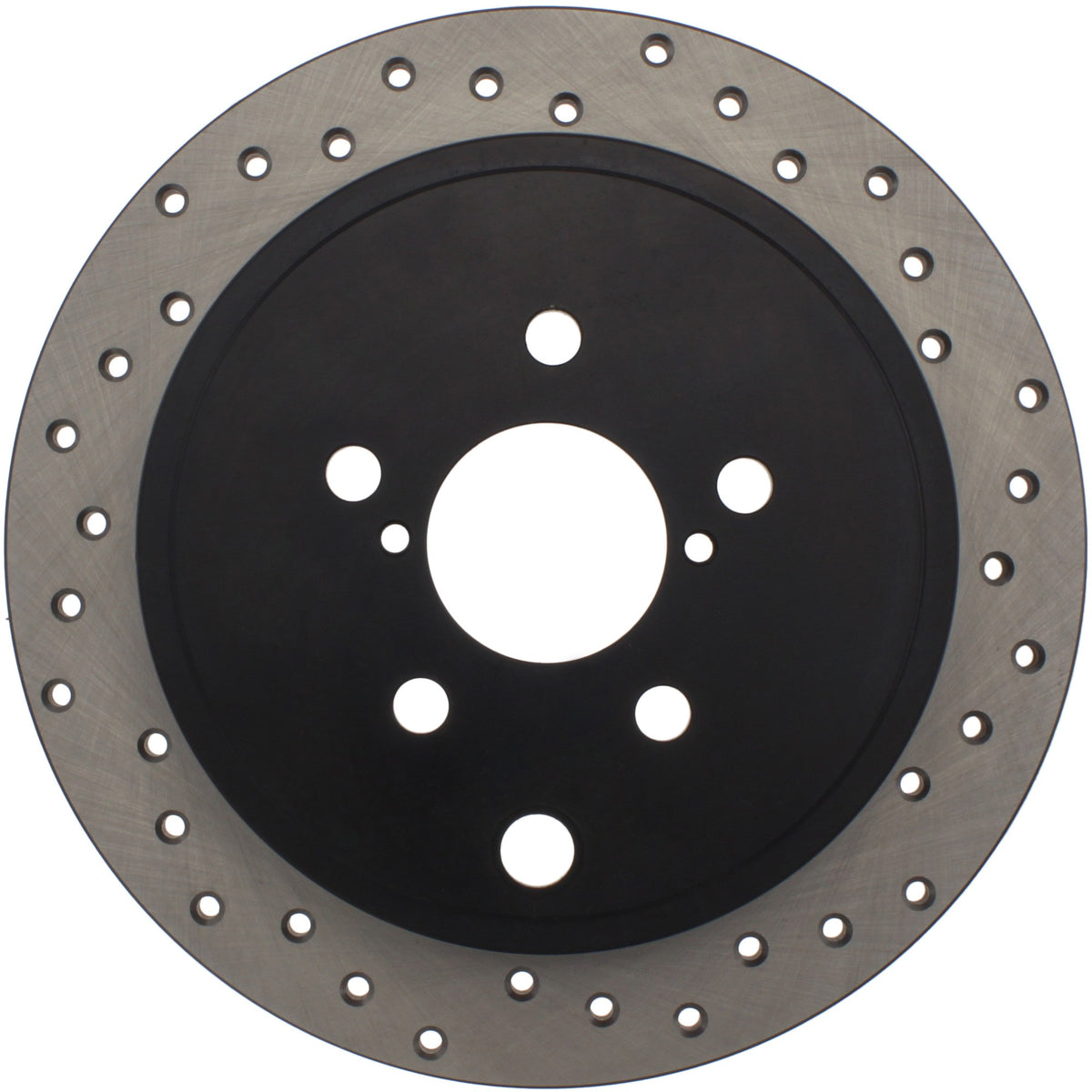 StopTech Sport Cryo Cross Drilled Brake Rotor; Rear Right