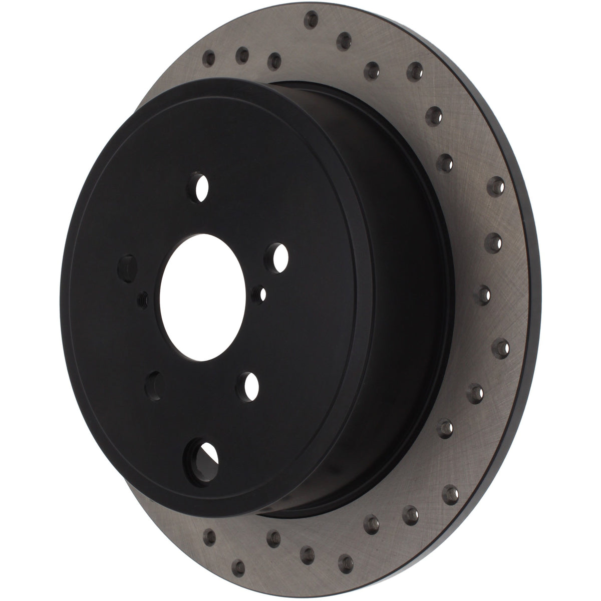 StopTech Sport Cryo Cross Drilled Brake Rotor; Rear Right