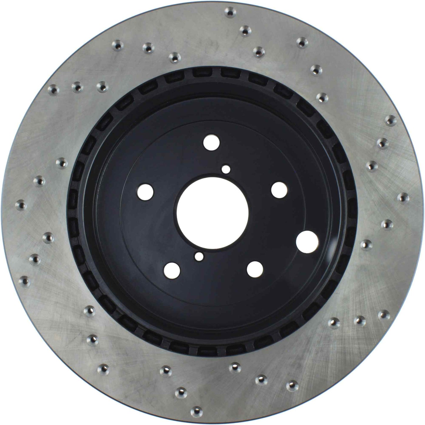 StopTech Sport Cryo Cross Drilled Brake Rotor; Rear Right