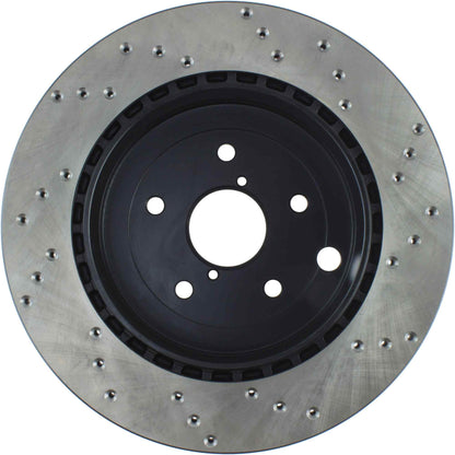 StopTech Sport Cryo Cross Drilled Brake Rotor; Rear Right
