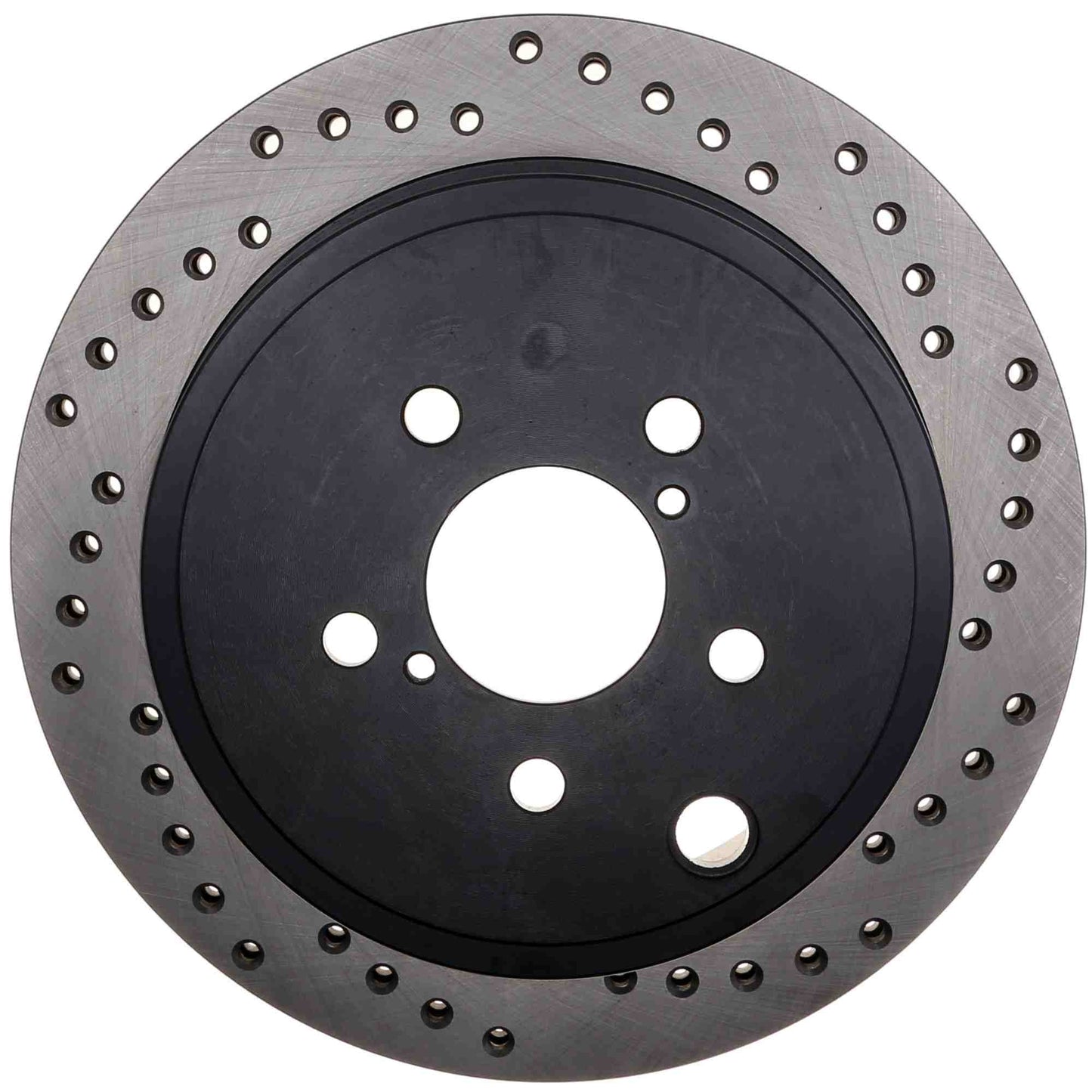 StopTech Sport Cryo Cross Drilled Brake Rotor; Rear Left