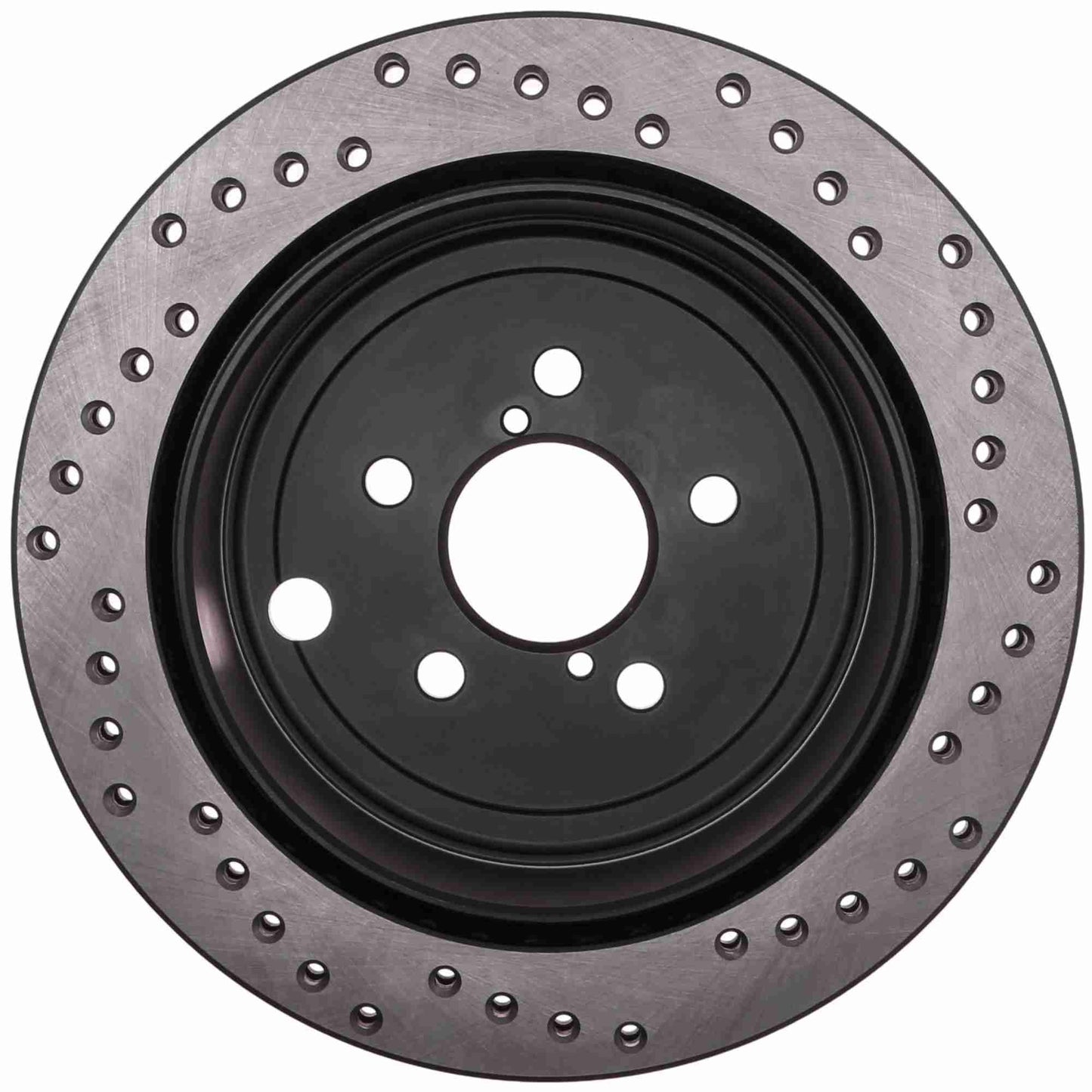 StopTech Sport Cryo Cross Drilled Brake Rotor; Rear Right