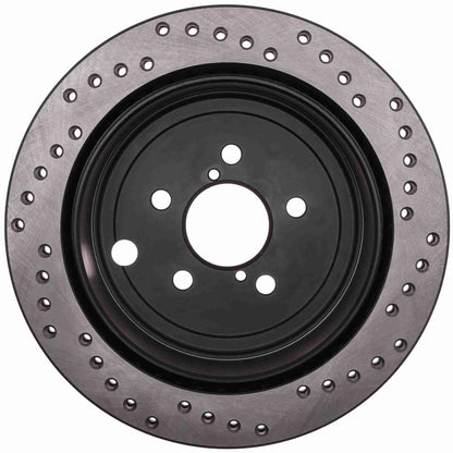 StopTech Sport Cryo Cross Drilled Brake Rotor; Rear Right