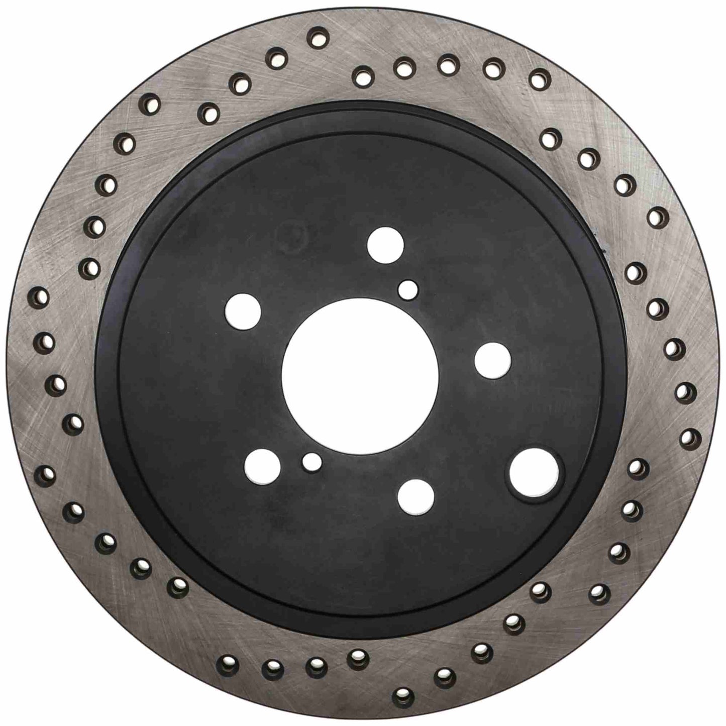 StopTech Sport Cryo Cross Drilled Brake Rotor; Rear Right