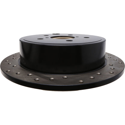 StopTech Sport Cross Drilled Brake Rotor; Rear Right
