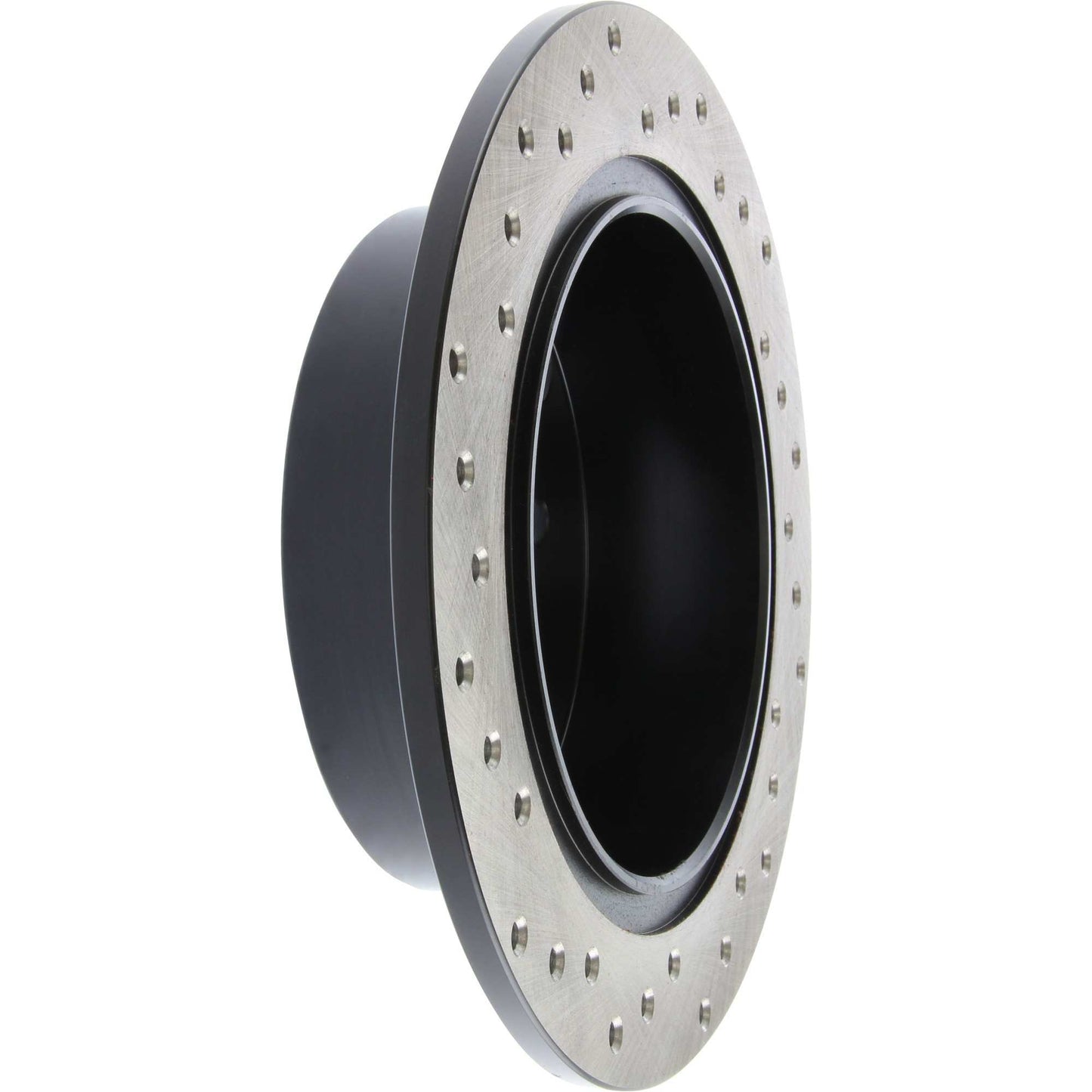 StopTech Sport Cross Drilled Brake Rotor; Rear Left