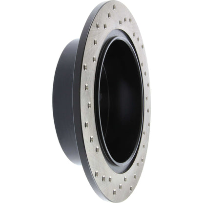 StopTech Sport Cross Drilled Brake Rotor; Rear Left