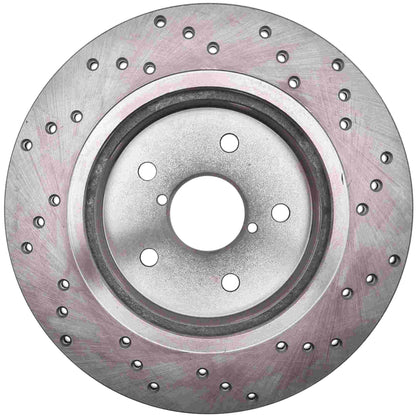 StopTech Sport Cross Drilled Brake Rotor - Rear Left 128.47037R