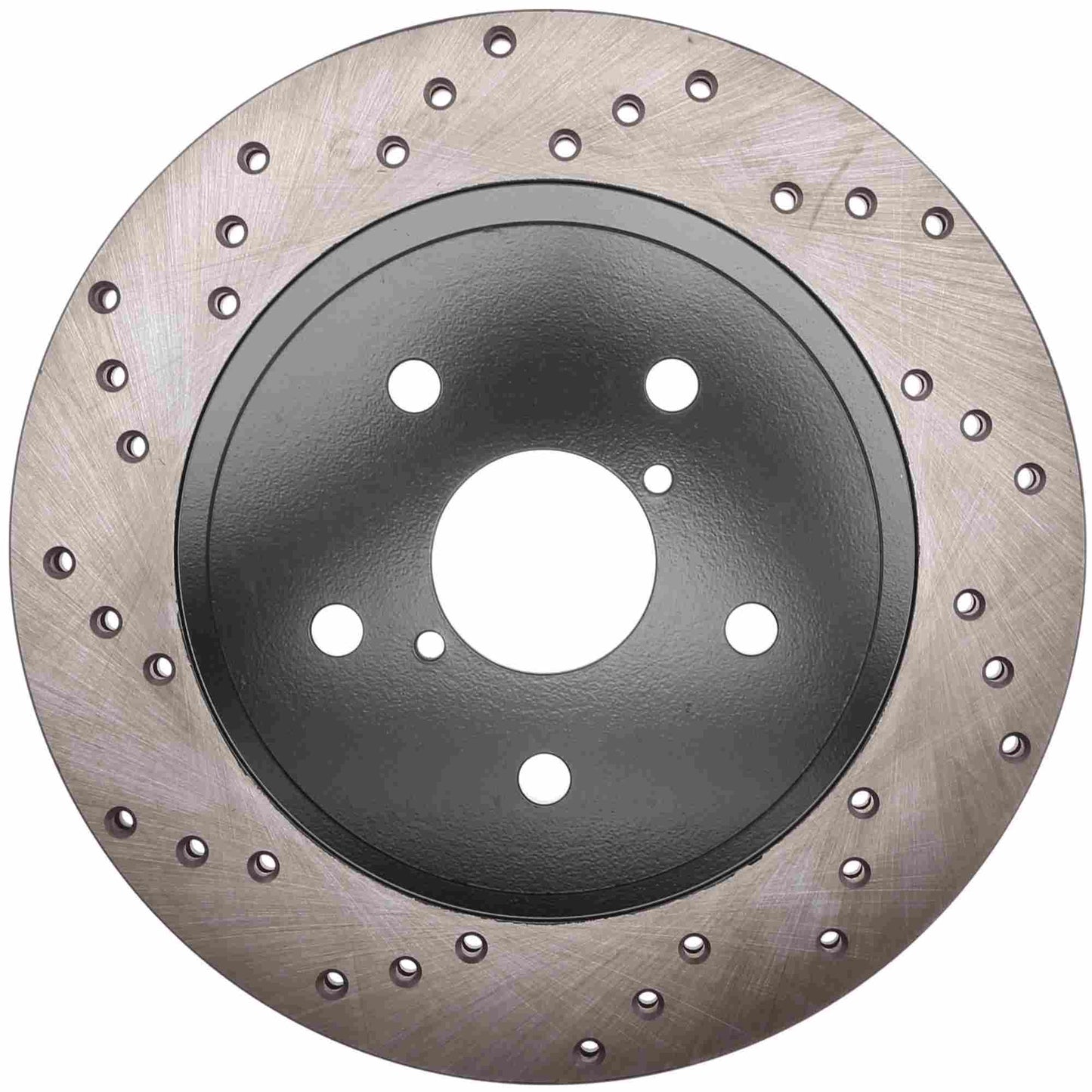 StopTech Sport Cross Drilled Brake Rotor - Rear Left 128.47037R