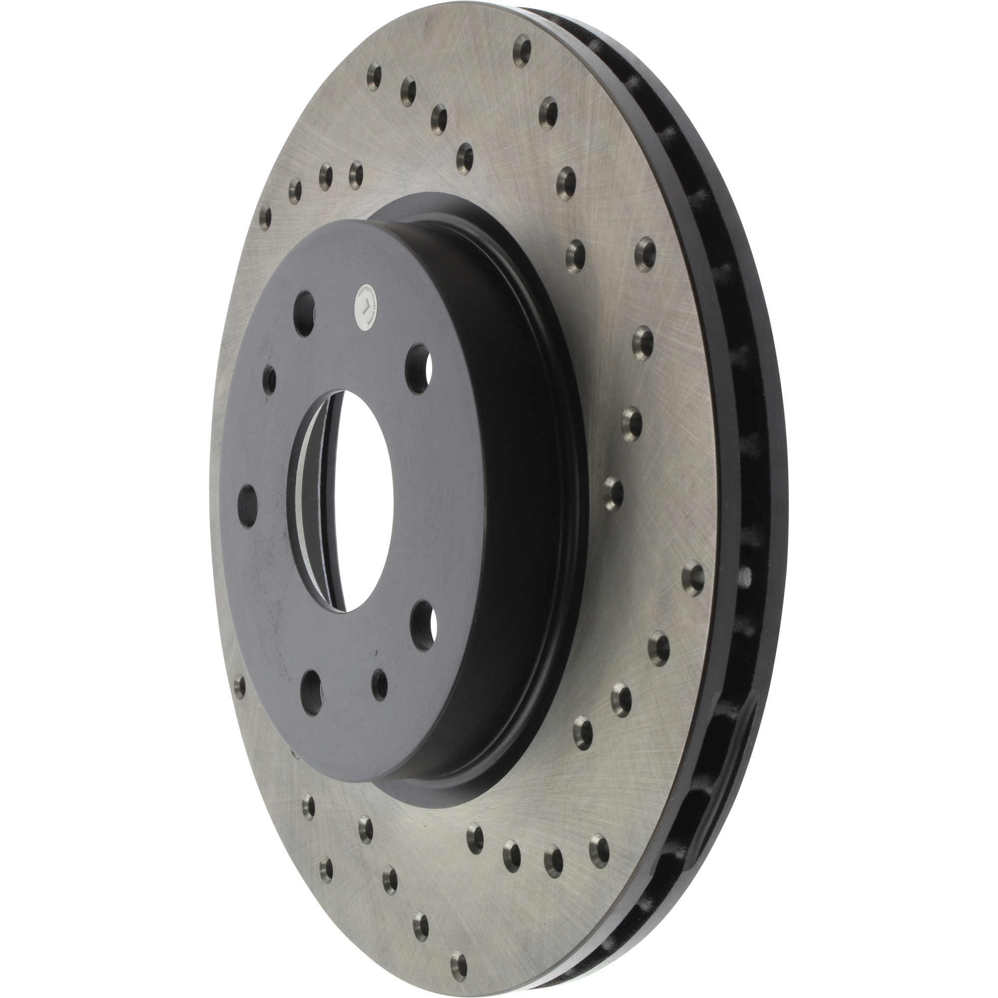 StopTech Sport Cryo Cross Drilled Brake Rotor; Front Left