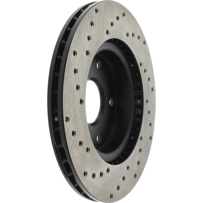 StopTech Sport Cryo Cross Drilled Brake Rotor; Front Left