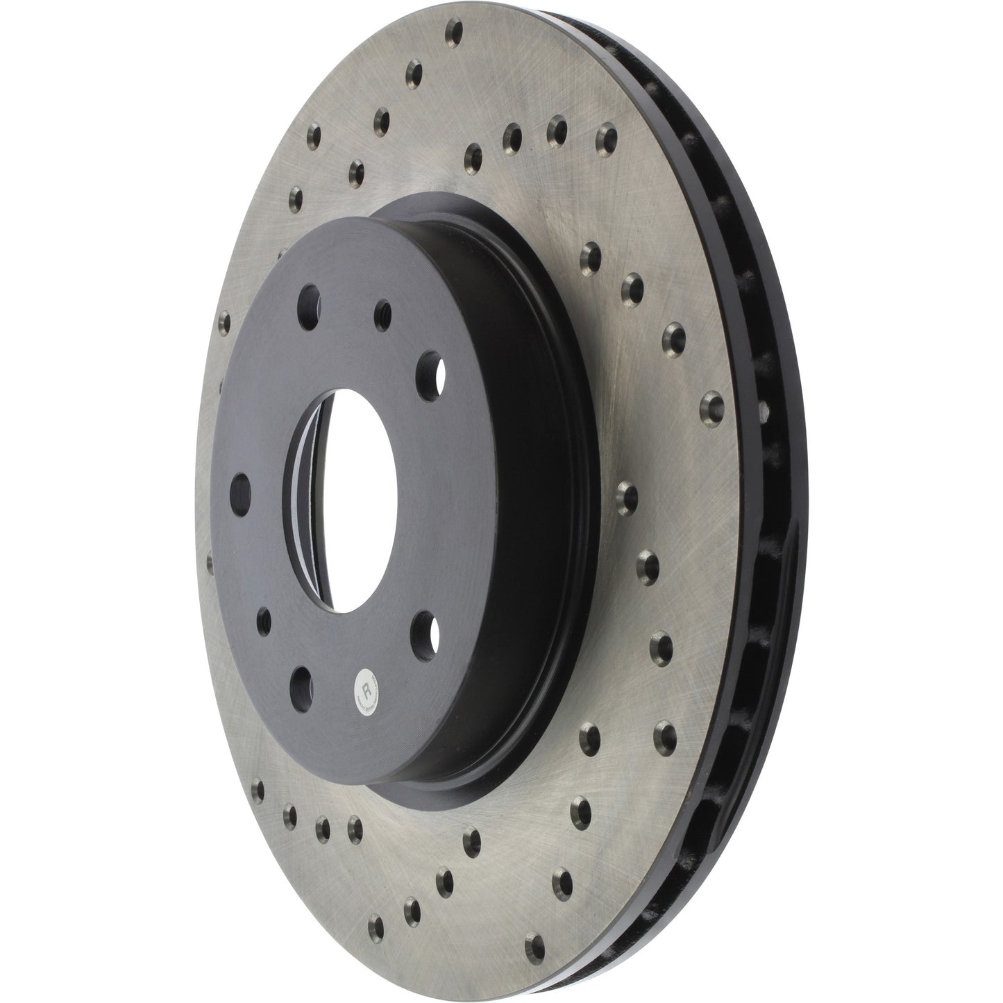 StopTech Sport Cross Drilled Brake Rotor; Front Right