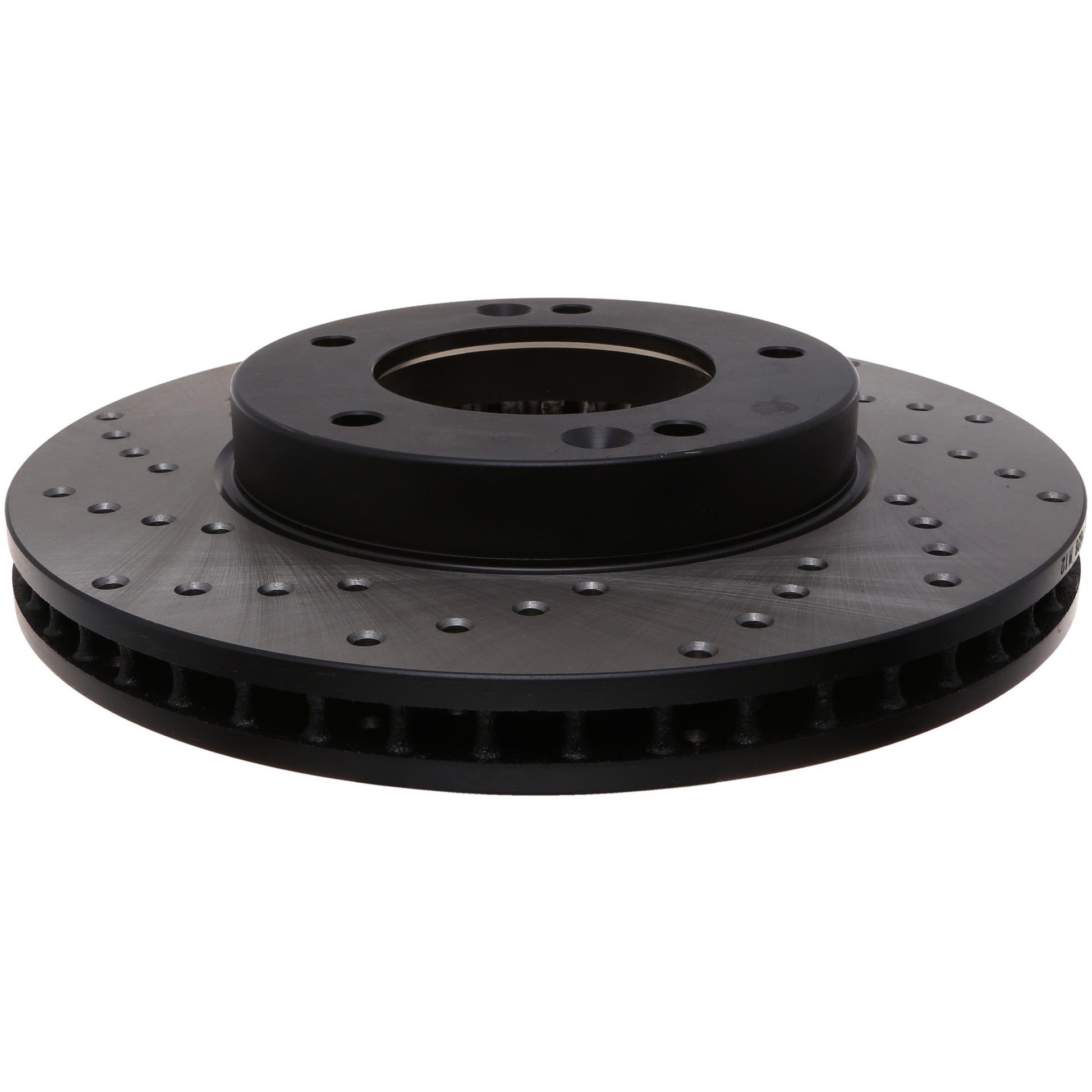 StopTech Sport Cross Drilled Brake Rotor; Front Right