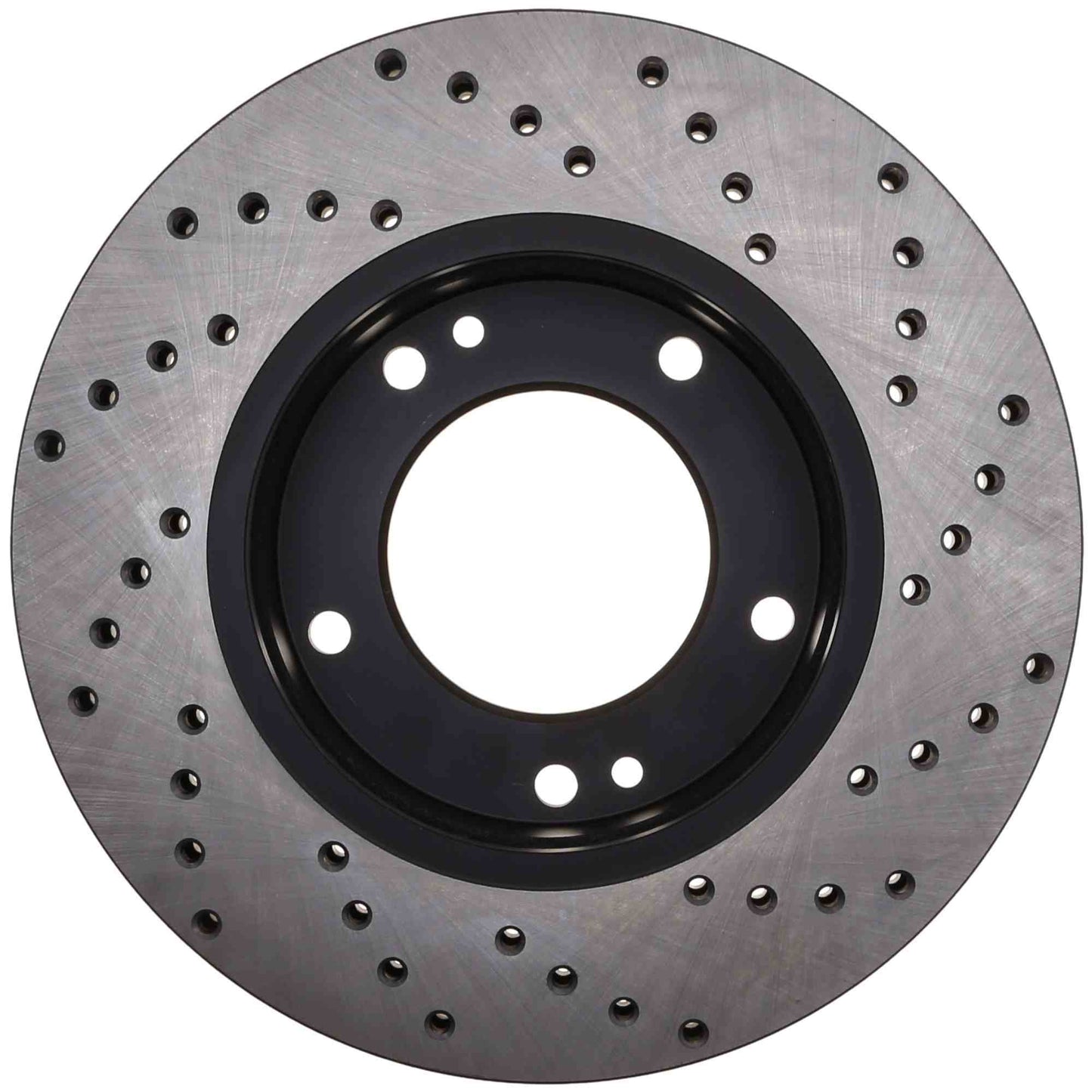 StopTech Sport Cross Drilled Brake Rotor; Front Right