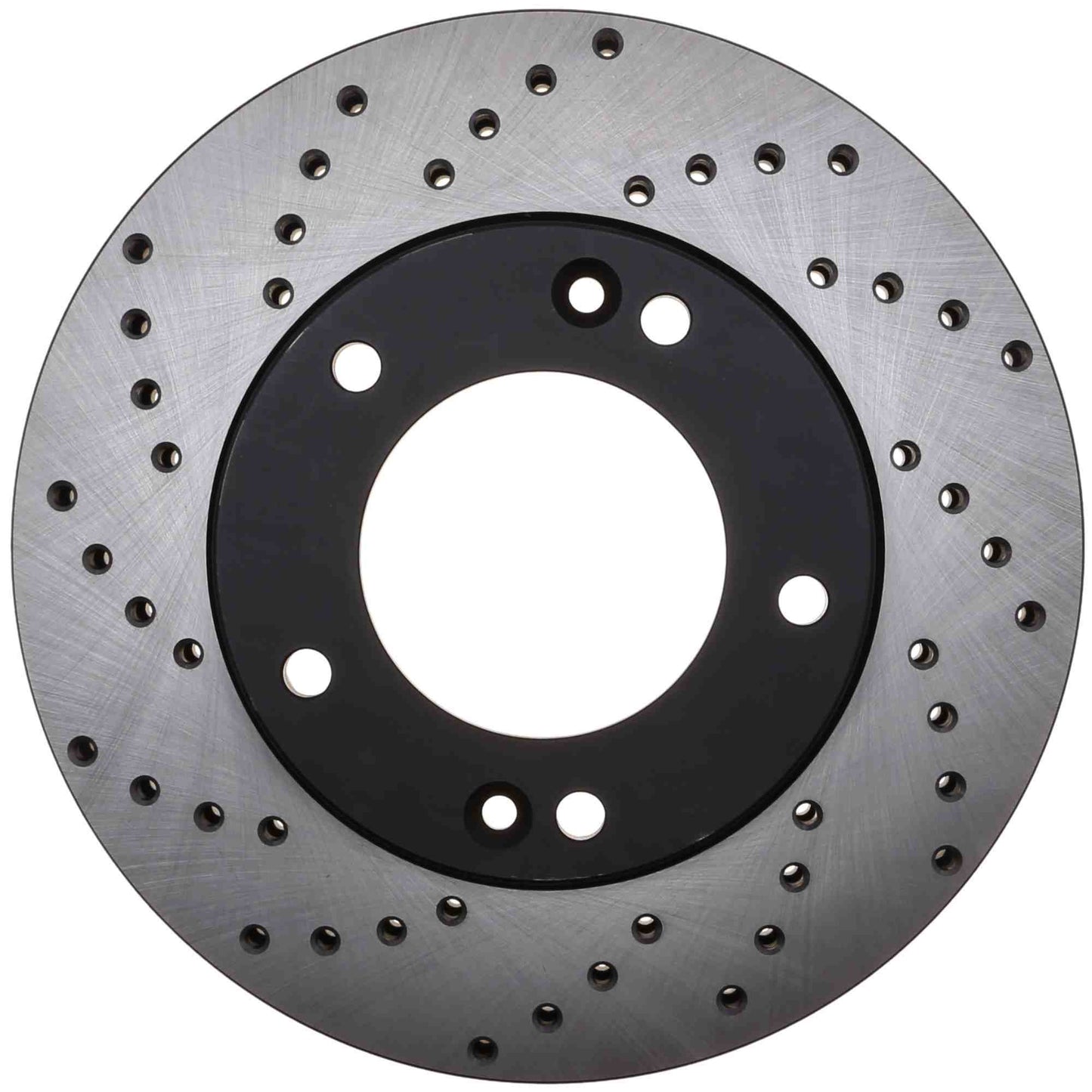 StopTech Sport Cross Drilled Brake Rotor; Front Right
