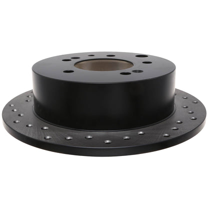 StopTech Sport Cross Drilled Brake Rotor; Rear Right