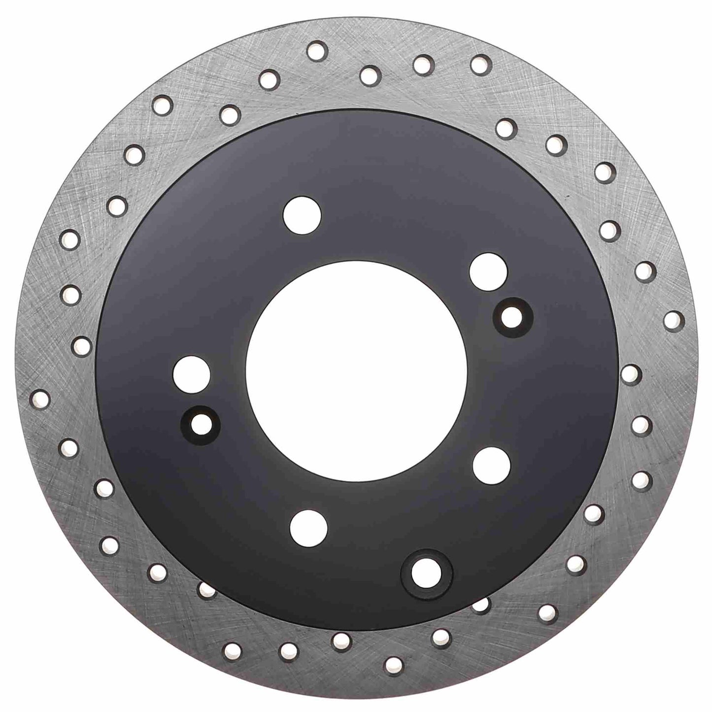 StopTech Sport Cross Drilled Brake Rotor; Rear Right