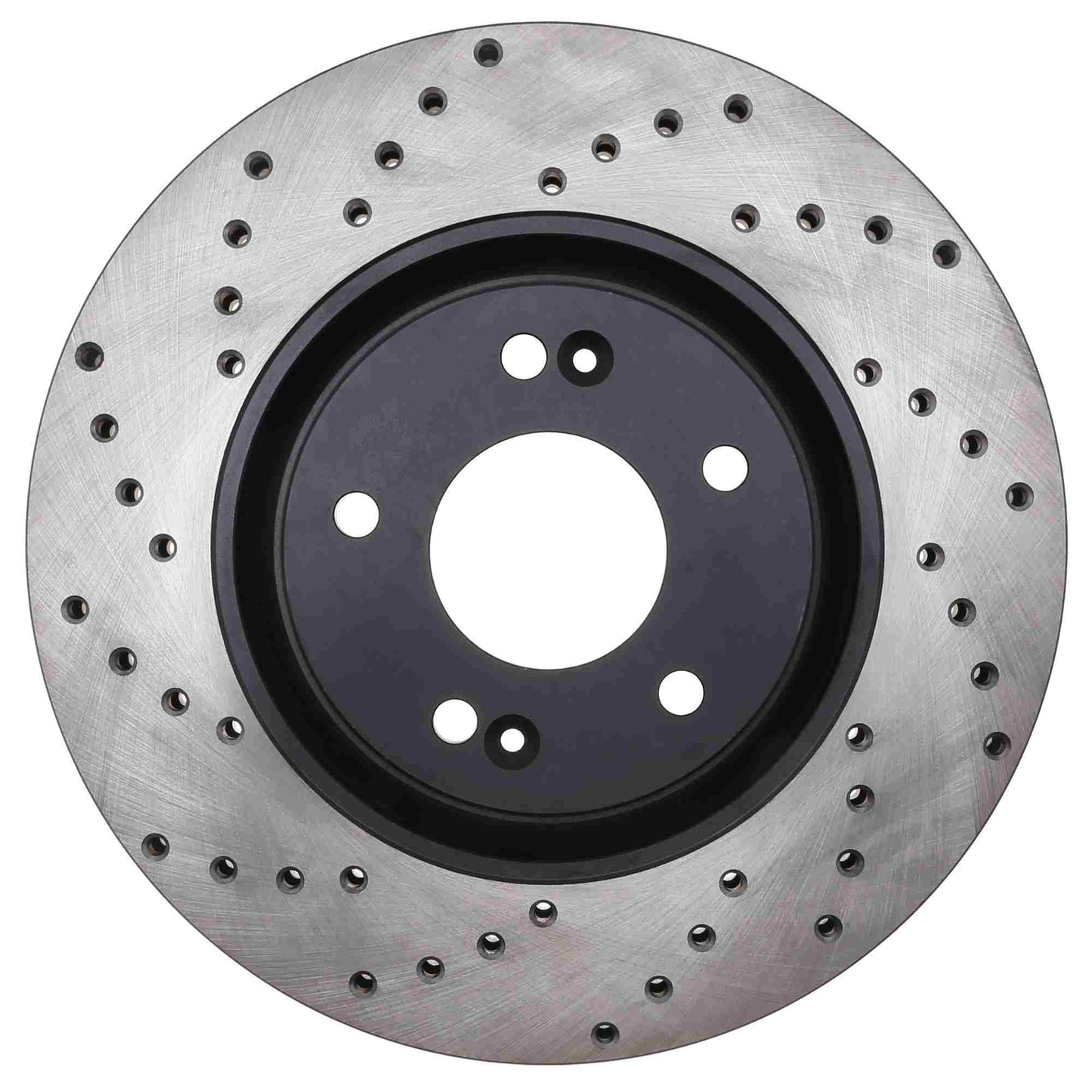 StopTech Sport Cross Drilled Brake Rotor; Front Right