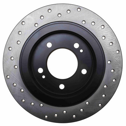 StopTech Sport Cross Drilled Brake Rotor - Front Right 128.50029L