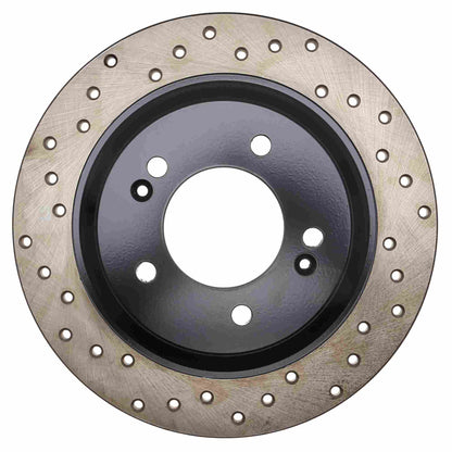StopTech Sport Cross Drilled Brake Rotor - Front Right 128.50029R