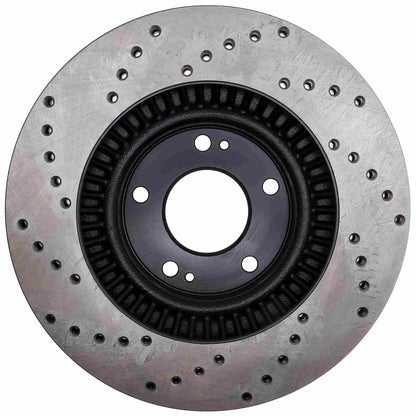 StopTech Sport Cross Drilled Brake Rotor - Rear Right 128.50034L