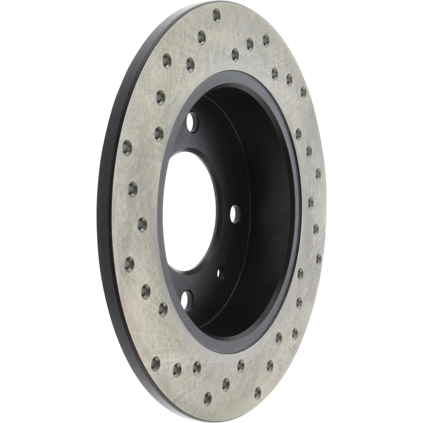 StopTech Sport Cross Drilled Brake Rotor; Rear Left