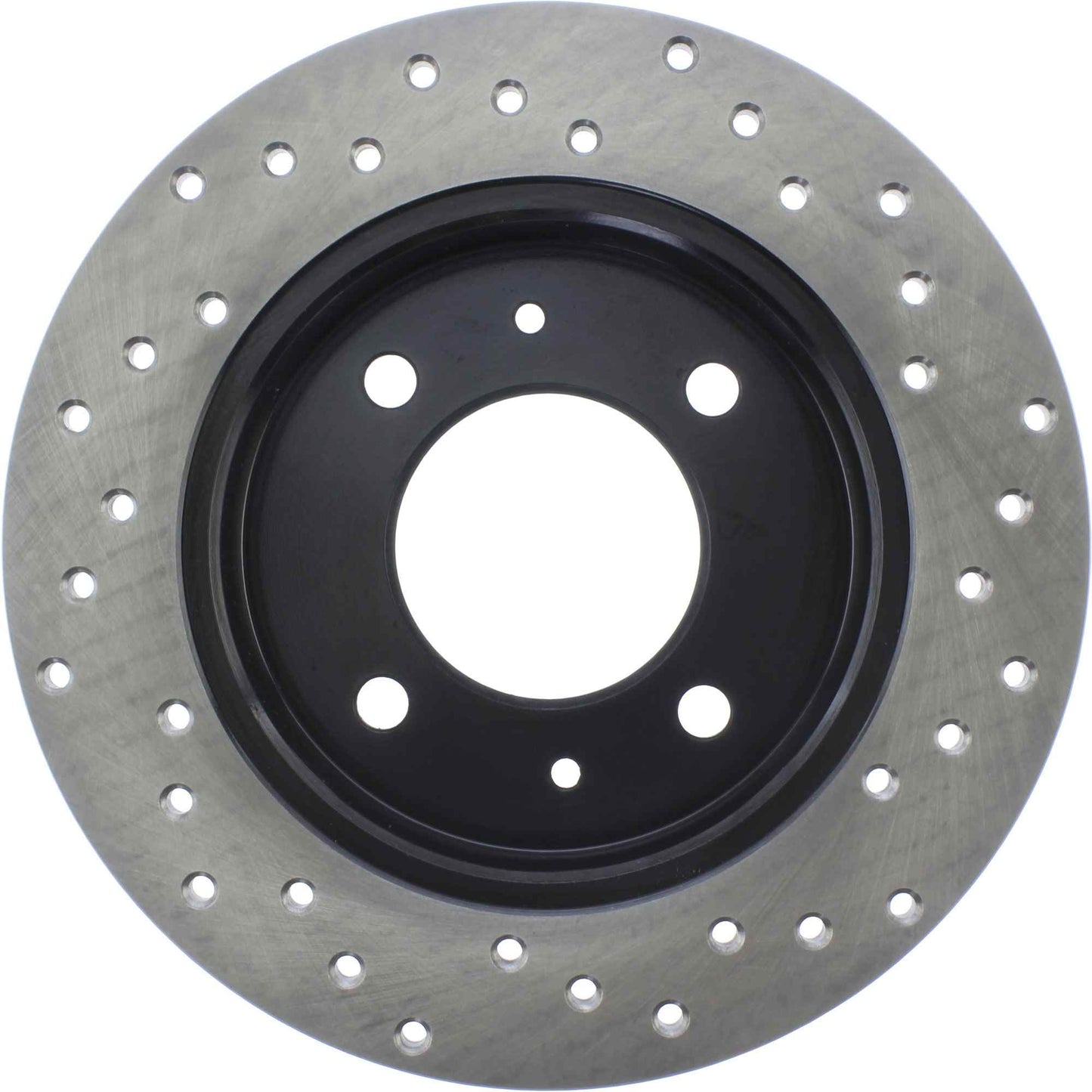 StopTech Sport Cross Drilled Brake Rotor; Rear Right