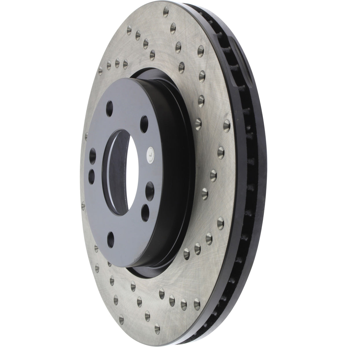 StopTech Sport Cryo Cross Drilled Brake Rotor; Front Left