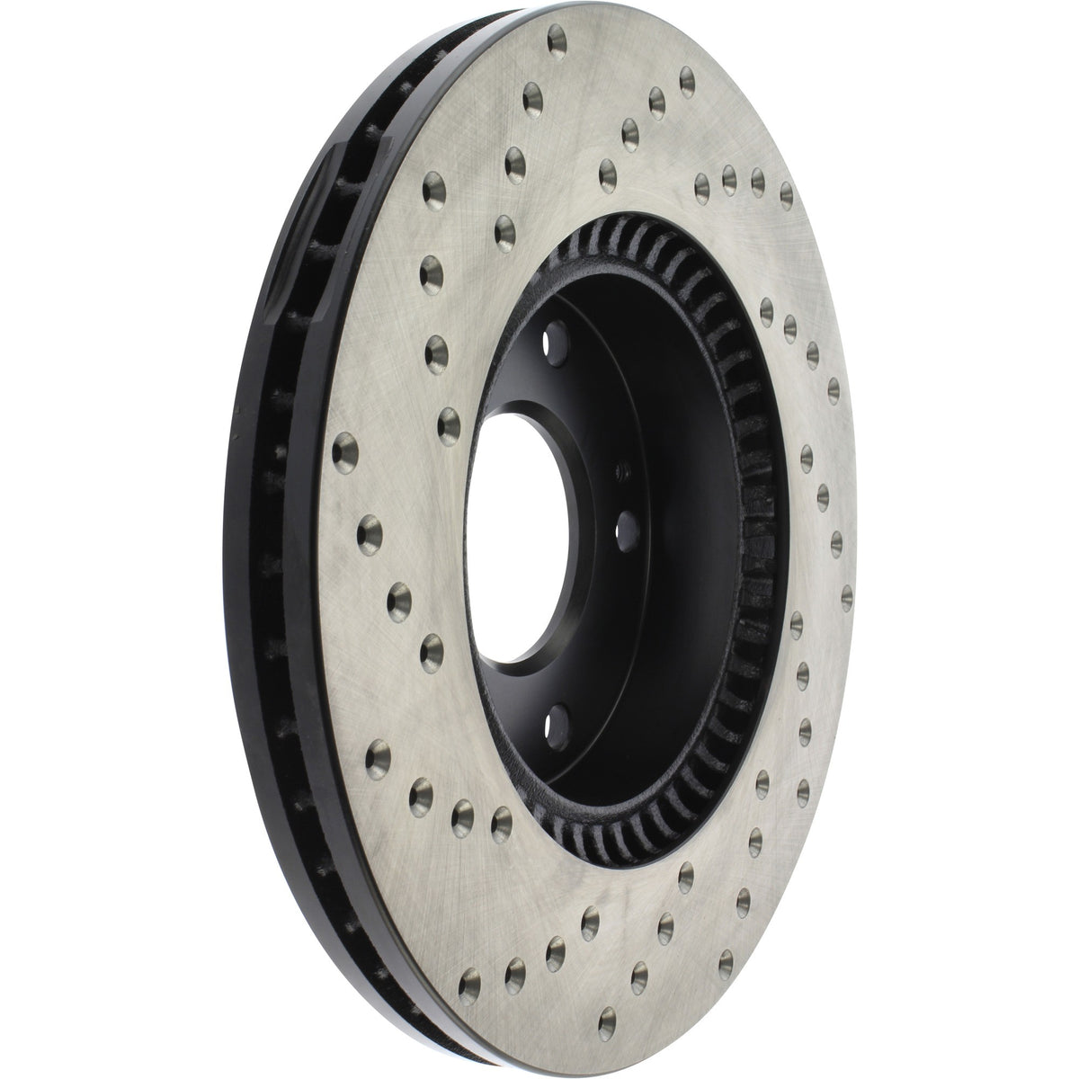 StopTech Sport Cryo Cross Drilled Brake Rotor; Front Left