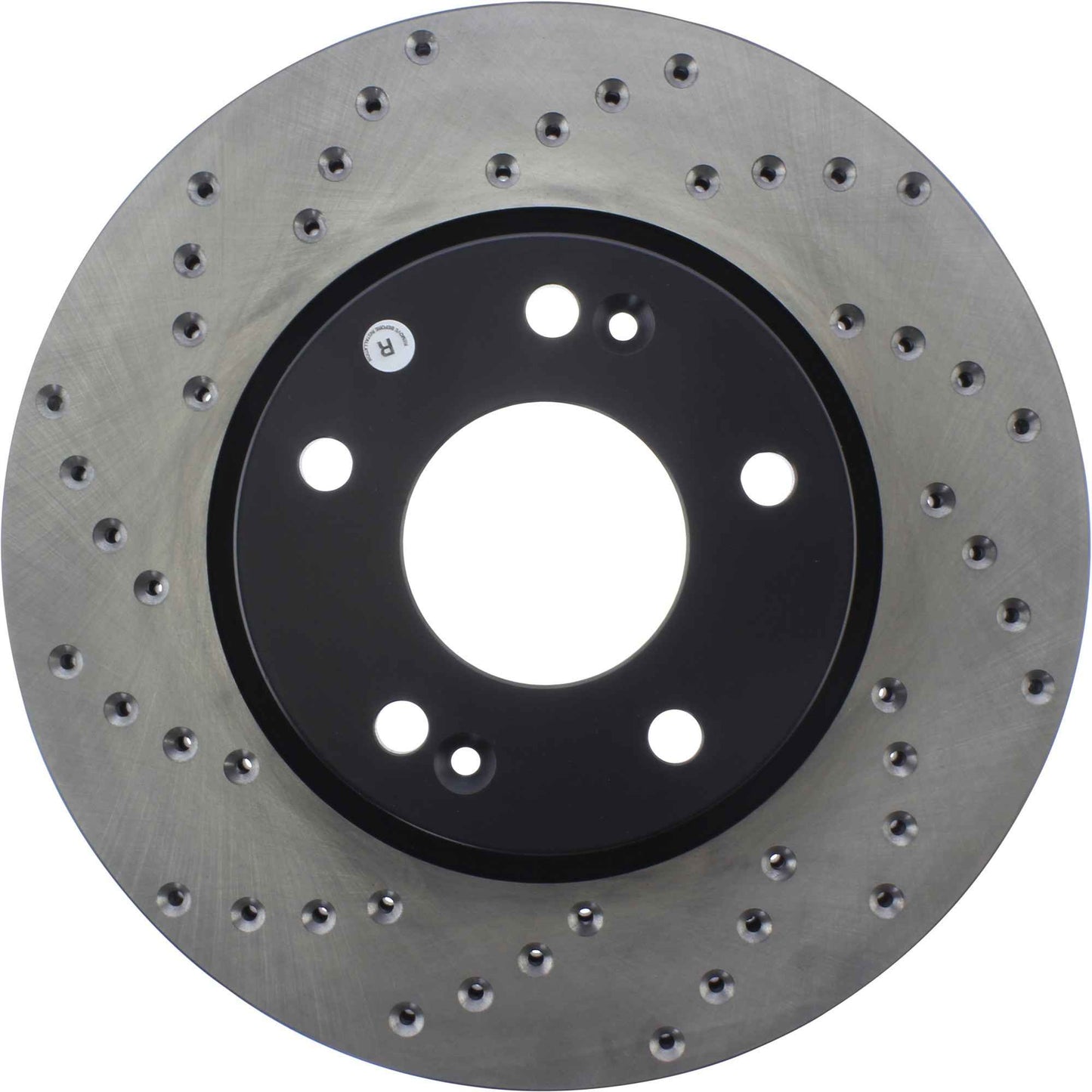 StopTech Sport Cross Drilled Brake Rotor; Front Right