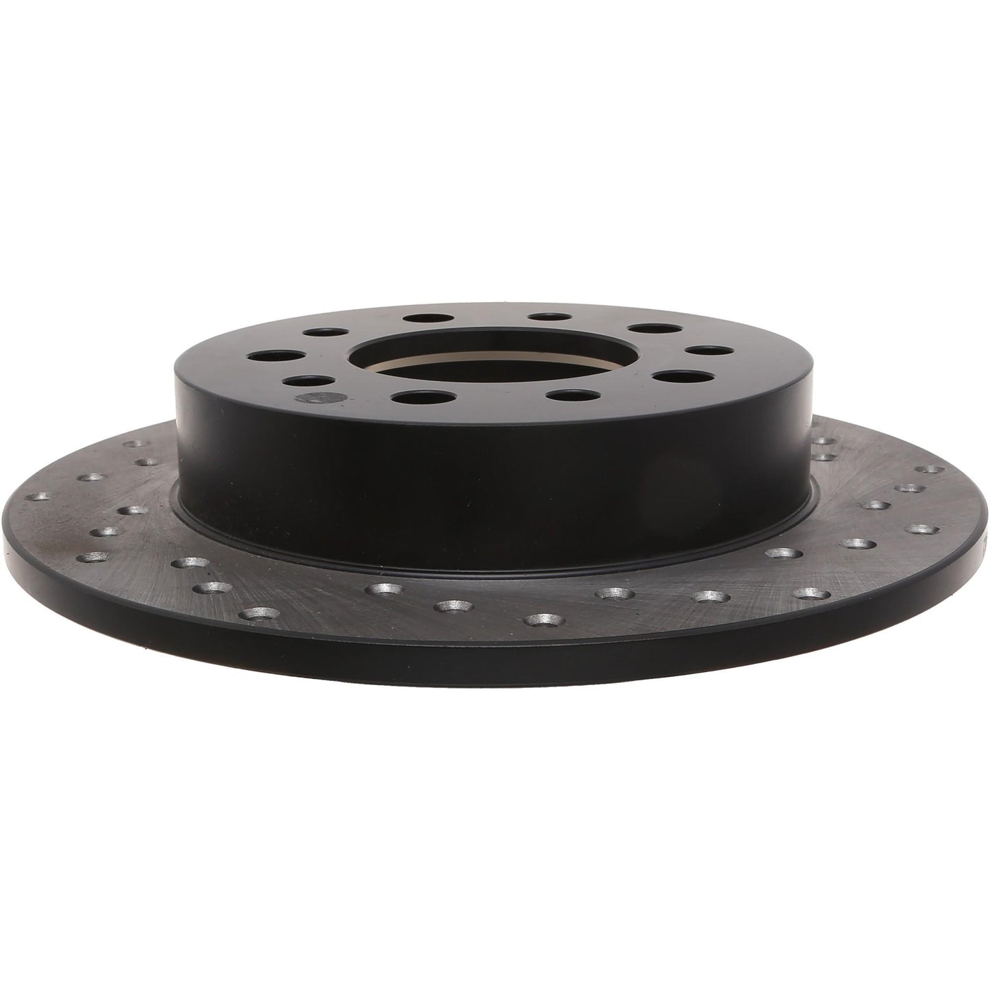 StopTech Sport Cross Drilled Brake Rotor; Rear Left