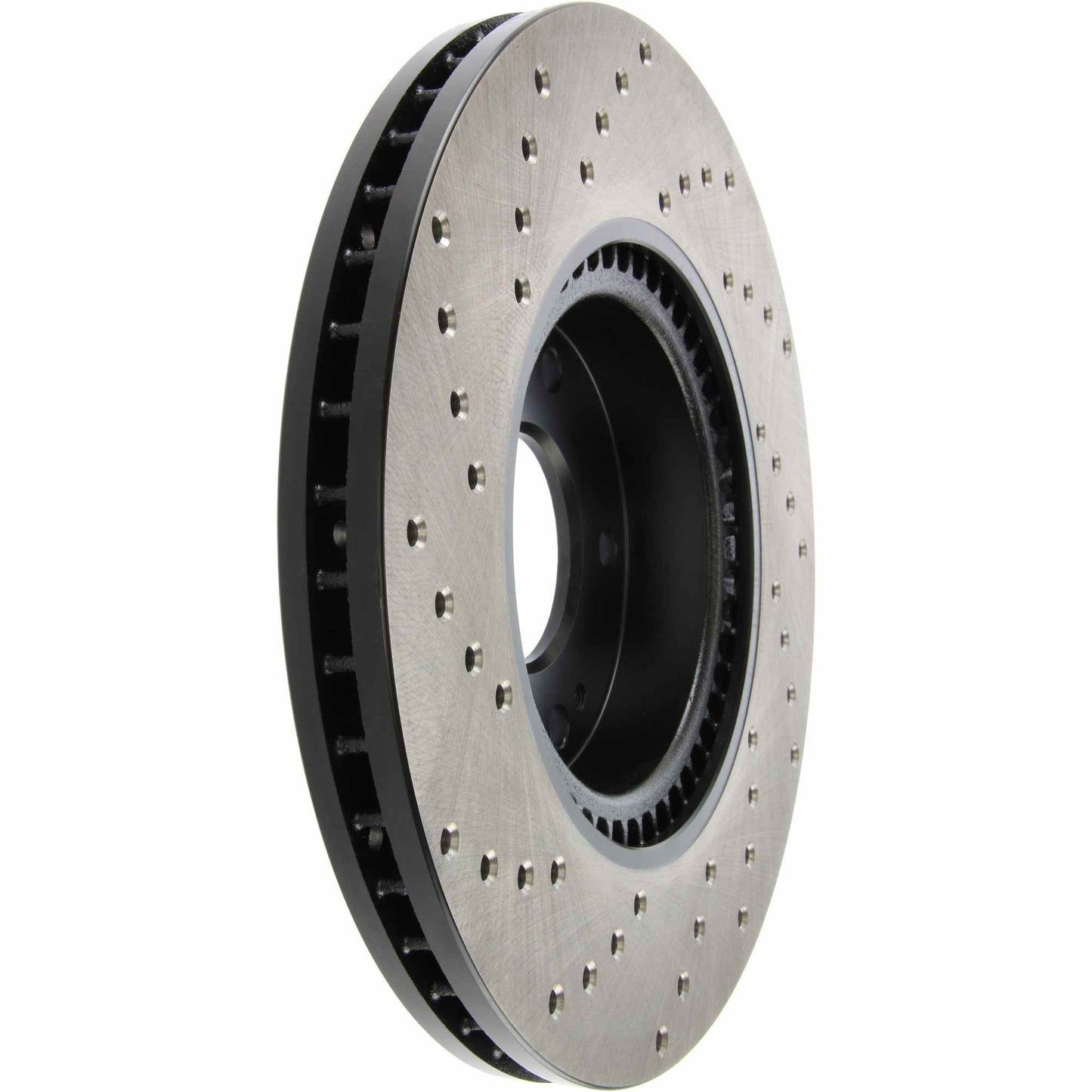 StopTech 11-13 Kia Optima / 13-14 Hyundai Veloster Turbo Front Left Drilled Sport Brake Rotor 128.51020L