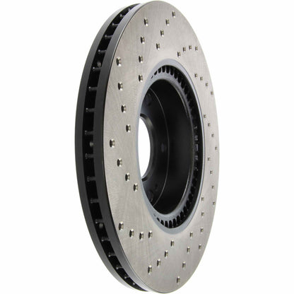 StopTech 11-13 Kia Optima / 13-14 Hyundai Veloster Turbo Front Left Drilled Sport Brake Rotor 128.51020L