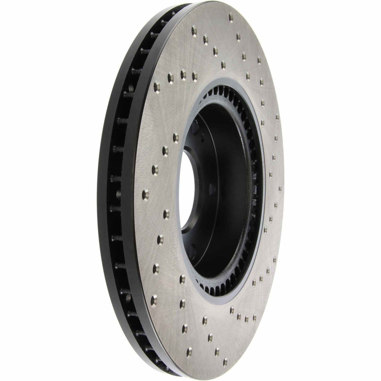 StopTech 11-13 Kia Optima / 13-14 Hyundai Veloster Turbo Front Right Drilled Sport Brake Rotor 128.51020R