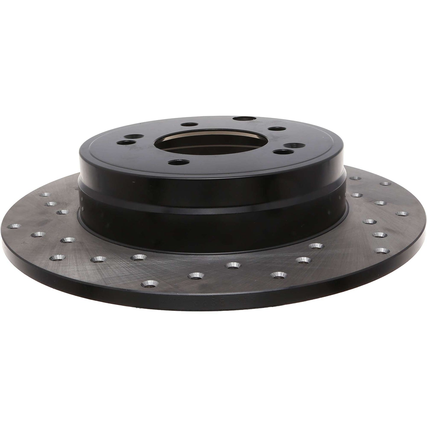 StopTech Sport Cross Drilled Brake Rotor; Rear Right