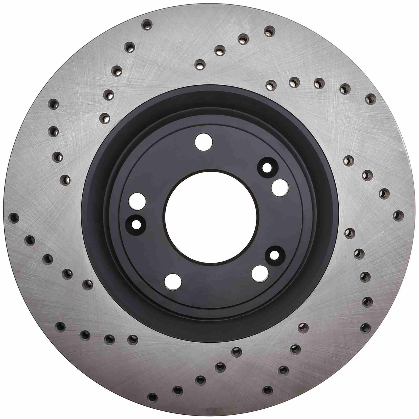 StopTech Sport Cross Drilled Brake Rotor; Front Right