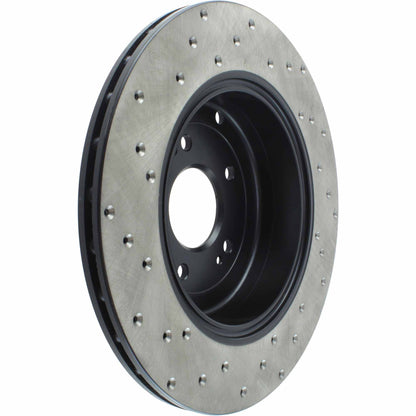StopTech Sport Cryo Cross Drilled Brake Rotor; Rear Left