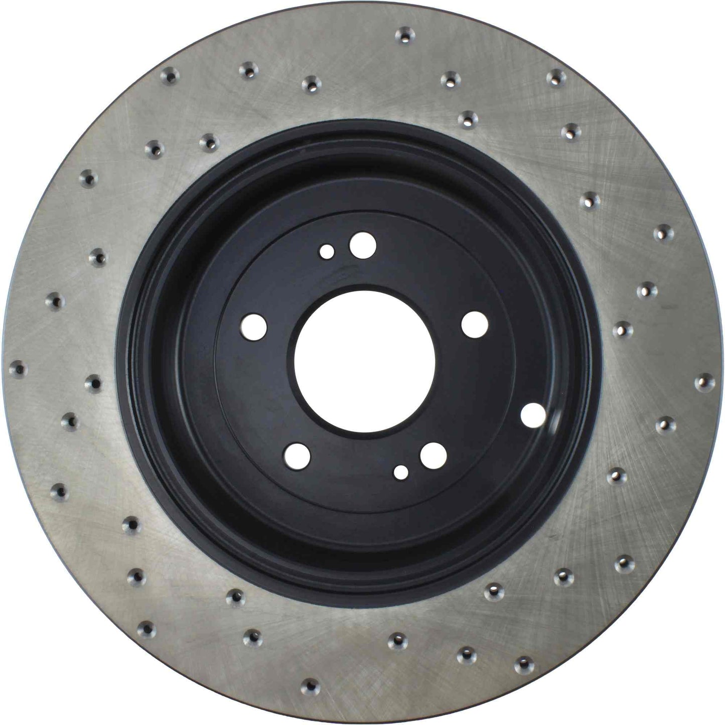 StopTech Sport Cross Drilled Brake Rotor; Rear Right
