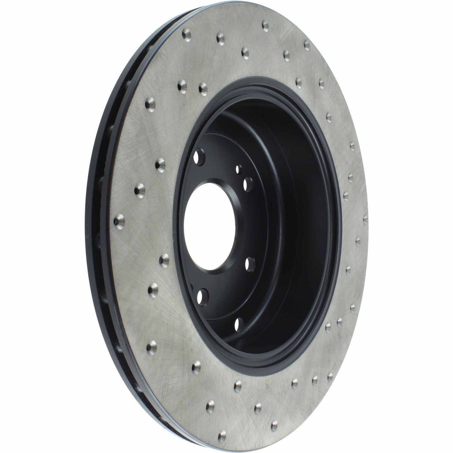 StopTech Sport Cross Drilled Brake Rotor; Rear Right